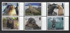 Sud Georgia 2017 Pelliccia Foche Set Di 6 Intatto come Nuovo,Nuovo senza - Imagen 1 de 1