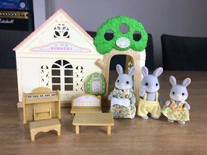 Sylvanian Families Forest Nursery Playset with some Figures & Accessories - Picture 1 of 10