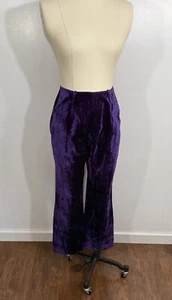 Vintage Hose Samt Schlag 70er Jahre XS - Bild 1 von 10