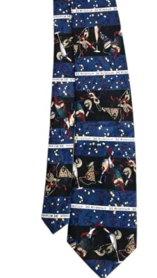 Corbata 3er Milenio Para Hombre Año 2000 Y2K Año Nuevo Fiesta Cuello 3.5 pulgadas Ancho 57 pulgadas Largo Foto 1 de 4