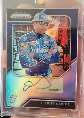 2018 Panini Prizm - Driver Signatures #DS-ES Elliott Sadler (AU) - Image 1 of 3