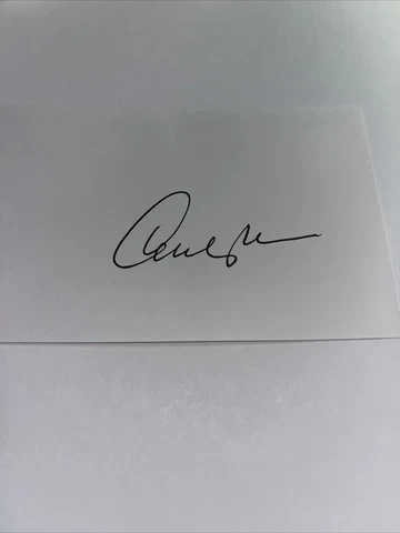 Carole Bayer Sager signed 3x5 index card Songwriter A Groovy Kind of Love Cover