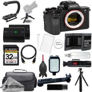 Sony a7 IV Mirrorless Camera + 32GB + Extra Battery+ LED Flash- ULTIMATE Kit - Picture 1 of 11