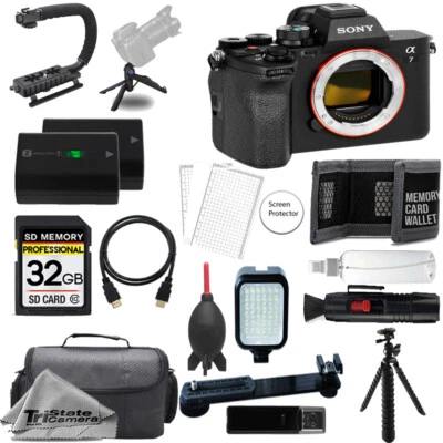 Sony a7 IV Mirrorless Camera + 32GB + Extra Battery+ LED Flash- ULTIMATE Kit - Image 1 of 4