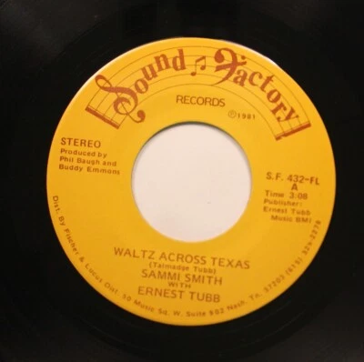 Country Nm! 45 Ernest Tubb - Waltz Across Texas / I Need That Shoulder After All - Image 1 of 2