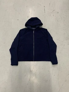 Outdoor Voices RecTrek Hooded Softshell Jacket Womens MEDIUM Navy Blue Stretch - Picture 1 of 7