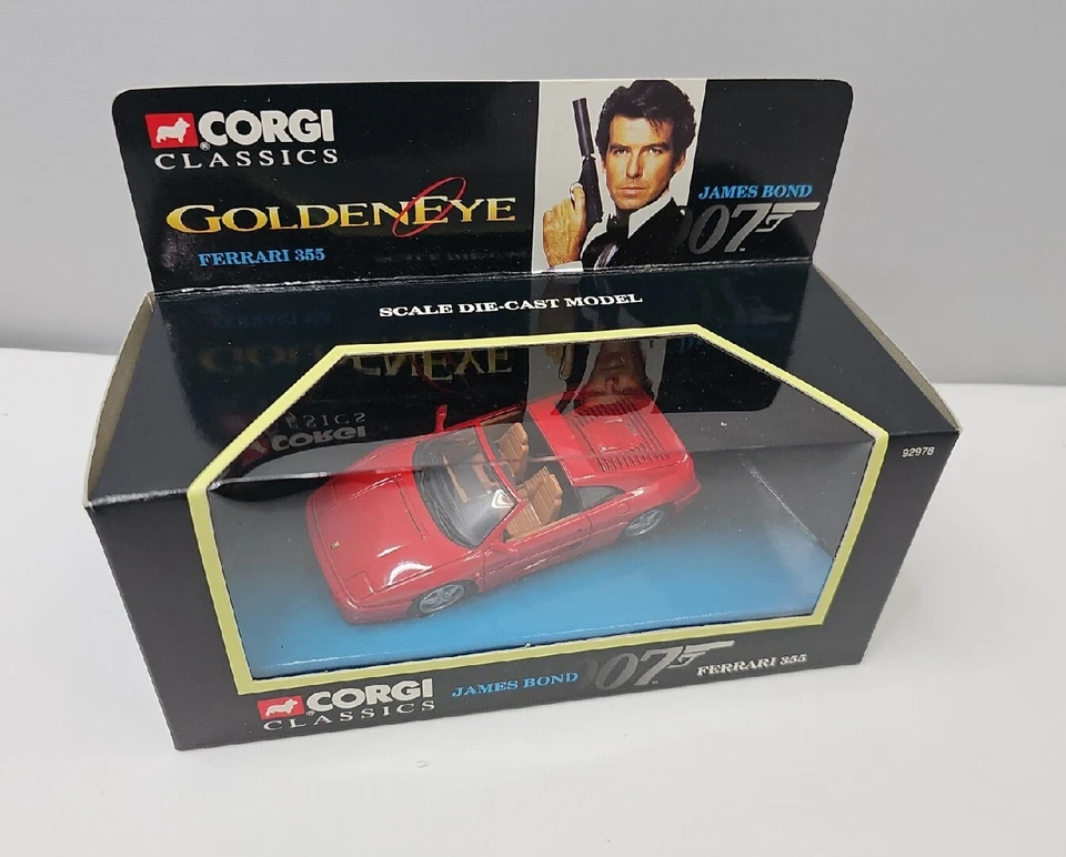 Red CORGI 92978  FERRARI 355 JAMES BOND GOLDENEYE New Sealed - Image 1 of 3