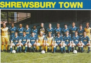 SHREWSBURY TOWN FOOTBALL TEAM PHOTO 1996-97 SEASON - Picture 1 of 1