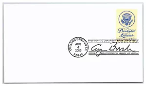 3930 George Bush 2005 Presidential Library Digital Cancel FDC No Cachet - Picture 1 of 1