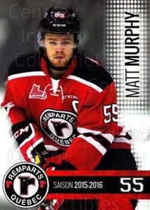 2015-16 Quebec Remparts #20 Matt Murphy