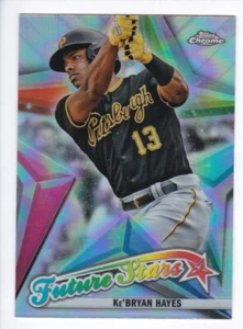 2022 Topps Chrome #FS-7 Ke'BRYAN HAYES Pittsburgh Pirates Future Stars Insert - Picture 1 of 2