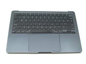 Apple MacBook Air A2681 2022 13" Genuine Laptop Palmrest w/Keyboard Touchpad - Photo 1/2