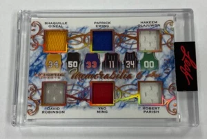 Shaquille/Ewing 6 Players 2021 Leaf Ultimate Sports No.UM6-03 #22/30 Relic Card - Picture 1 of 2