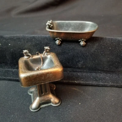 Durham Industries Inc винтажный пьедестал раковина с вилкой #45 коготь ноги ванна с вилкой #40 - Изображение 1 из 4