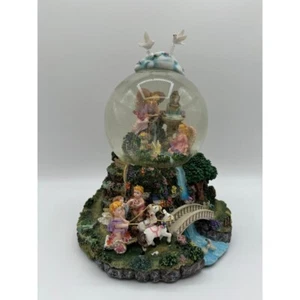 Vintage seltene schöne Träumer musikalische Wasserkugel Fantasy Cherub Pferdekutsche - Bild 1 von 8