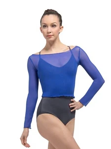 Girl's Royal Blue Long Sleeve Top - Size 12 - Picture 1 of 5