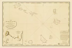 1831 Map of the Cape Verde Islands - Picture 1 of 4