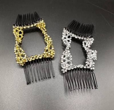 Bollo vintage plata oro. Peines envolturas vintage Foto 1 de 4