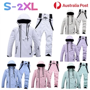 Winter Snow Ski Suit Clothing Set Jacket Pants Hiking Waterproof Windproof Warm - Bild 1 von 29