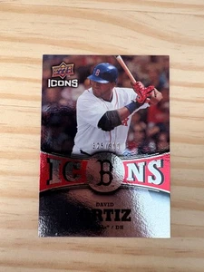 2009 Upper Deck Icons Icons #DO David Ortiz 325/999 Boston Red Sox - Picture 1 of 2