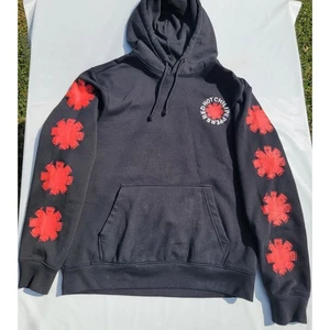H&M Red Hot Chili Peppers Black Red White Pullover Hoodie Size Large - Picture 1 of 7
