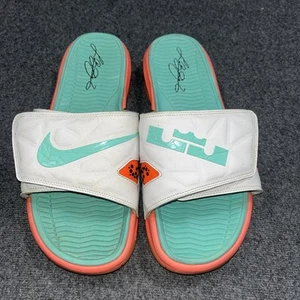 Air LeBron Slide 4 Elite "Bleached Turquoise Crimson" Größe 12 - Bild 1 von 10