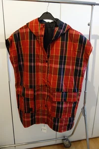 *Desigual*Weste*kariert*neu*Unisize*Oversize*Verschluss: Druckknöpfe/RV*Kapuze* - Bild 1 von 2