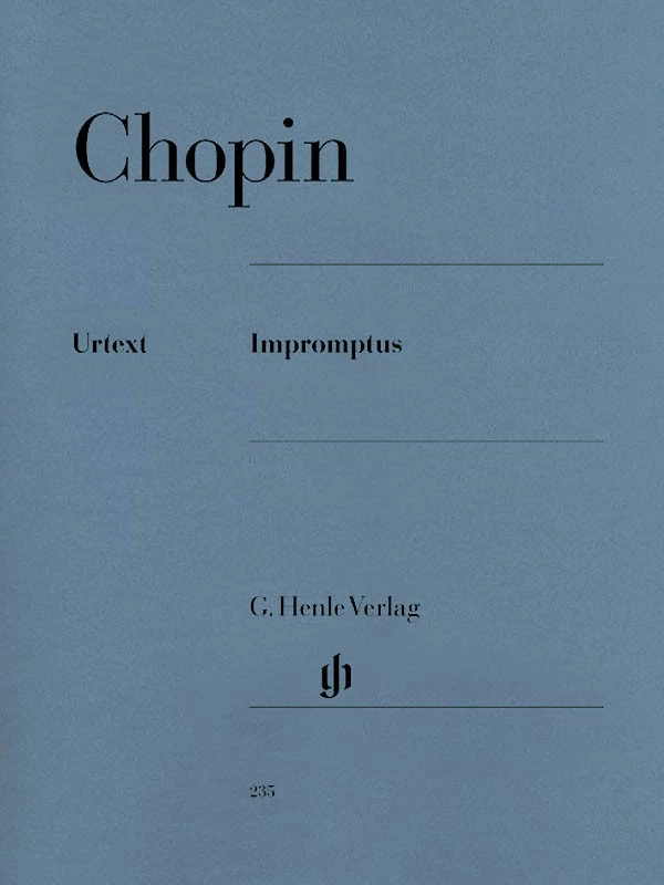 Chopin Impromptus Piano Solo Henle Urtext Advanced Classical Sheet Music Book - Image 1 of 1