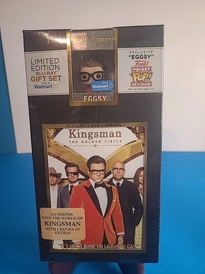 Kingsman The Golden Circle Blu Ray DVD Gift Set Eggsy Funko Pop Keychain Walmart - Image 1 of 2