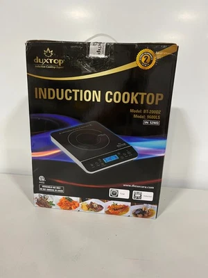 Cooktop de indução portátil Duxtop LCD 1800W - Prata/preto - Imagem 1 de 2