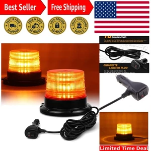 40 LED Amber Strobe Light with Magnet & 7 Patterns – Ultimate Safety Beacon - Bild 1 von 10