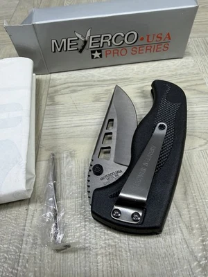 Meyerco Speedster SR Assisted Black Locking Pocket Knife New MCSPEEDBKH 440 - Image 1 of 4