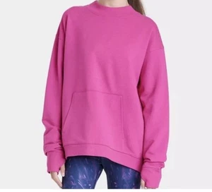 Girl's Cozy Soft Fleece Sweatshirt- All In Motion Purple- Size M 7/8 NWT - Picture 1 of 5