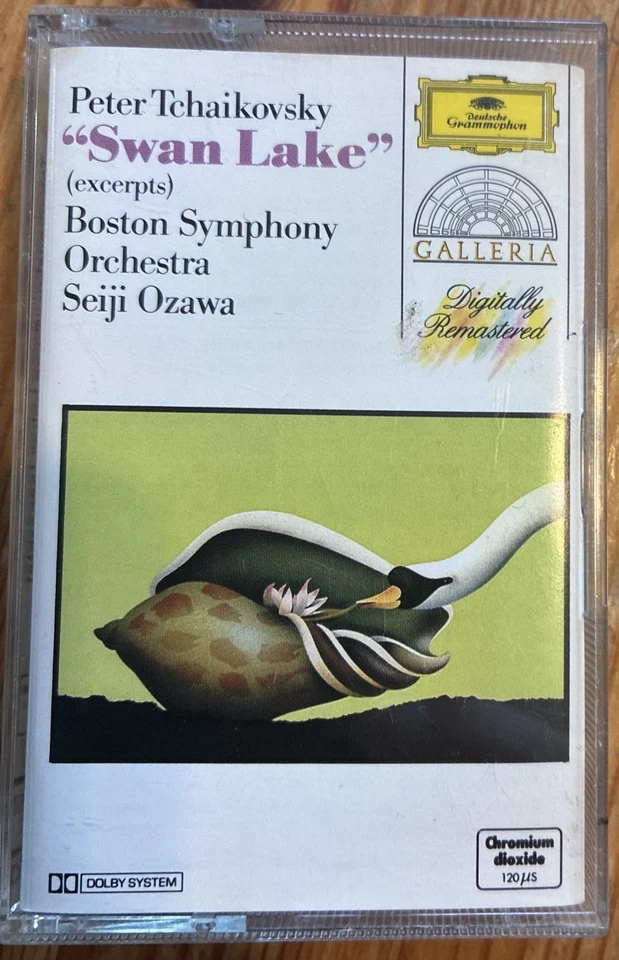 1982 DEUTSCHE GRAMMOPHON CASSETTE TCHAIKOWSKY SWAN LAKE BOSTON SYMPHONY ORCHESTR - Image 1 of 1