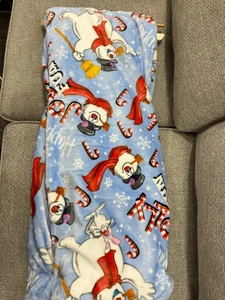 Christmas Frosty The Snowman Cloud Throw Blanket 60in X 70in NEW - Picture 1 of 3