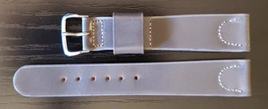 Vintage NOS 1950s/60's T&C 11/16" (17.5mm) Gray Shell Cordovan Watch Band - Bild 1 von 5