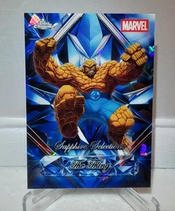  2025 Topps Chrome Marvel Sapphire Selections - THE THING - Sp - Picture 1 of 2