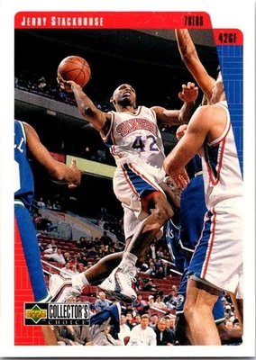 1997-98 Collector's Choice Jerry Stackhouse #102 Philadelphia 76ers - Image 1 of 2