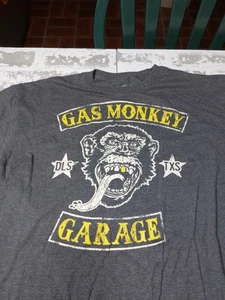 Gas Monkey Garage Herren T-Shirt grau Grafikdruck Rundhals Größe XL T-Shirt - Bild 1 von 5