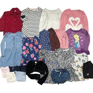 22 Pc Girls Size 5 5T /5-6 Clothing LOT Dress Fall Abercrombie Kids Gymboree H&M - Picture 1 of 11