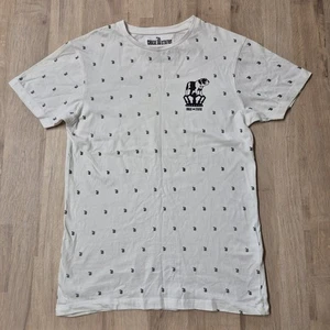 CHASE & STATUS T-SHIRT XS Firebrand white graphic logo crew 100% cotton - Picture 1 of 10