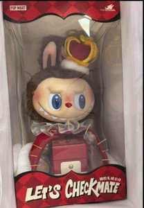 POP MART THE MONSTERS Lets Checkmate Plüschtier LABUBU KING H370mm JAPAN NEU - Bild 1 von 4