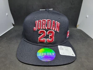 Jordan Nike Pro Cap Jumpman Snapback Hat Black Jumpman Youth Boy’s (8- 20) - Picture 1 of 10