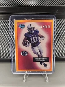 2023 Bowman U Chrome Nick Singleton 1955 rifrattore arancione retrò #/25 - Foto 1 di 3