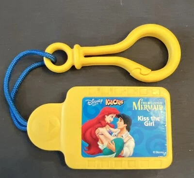 Disney Tunes KIDCLIPS Kid Clips Music Chip THE LITTLE MERMAID KISS THE GIRL EUC - Image 1 of 2