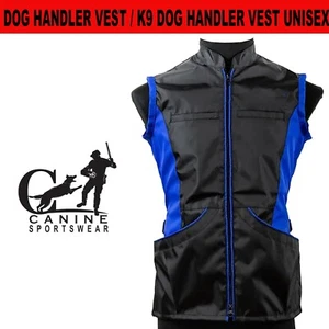 Chaleco manipulador de perros con logotipo personalizado | Chaleco de entrenamiento para perros | Chaleco manipulador k9 - Imagen 1 de 20