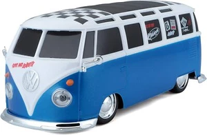 Voiture télécommandée Maisto Tech VW Van Samba (bleu/blanc, échelle 1:24) Bulli - Photo 1 sur 5