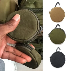 Tactical Coin Bag Small Coin Wallet Keychain EDC Bags Bag - Picture 1 of 21