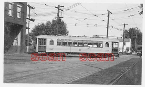 2C325 RP 1940 MONONGAHELA WEST PENN RAILWAYS COCHE COMBINADO #317 - Imagen 1 de 1