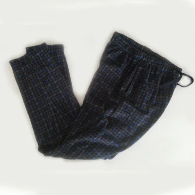 Pantalones de Pijama Intimo Hombre Talla S Polar Polar Polar Poliéster Negro Azul Estampado  Foto 1 de 4